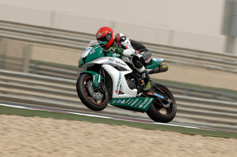 Robbin Harms scorede en flot 5. pladsen i 2. afdeling af Supersport